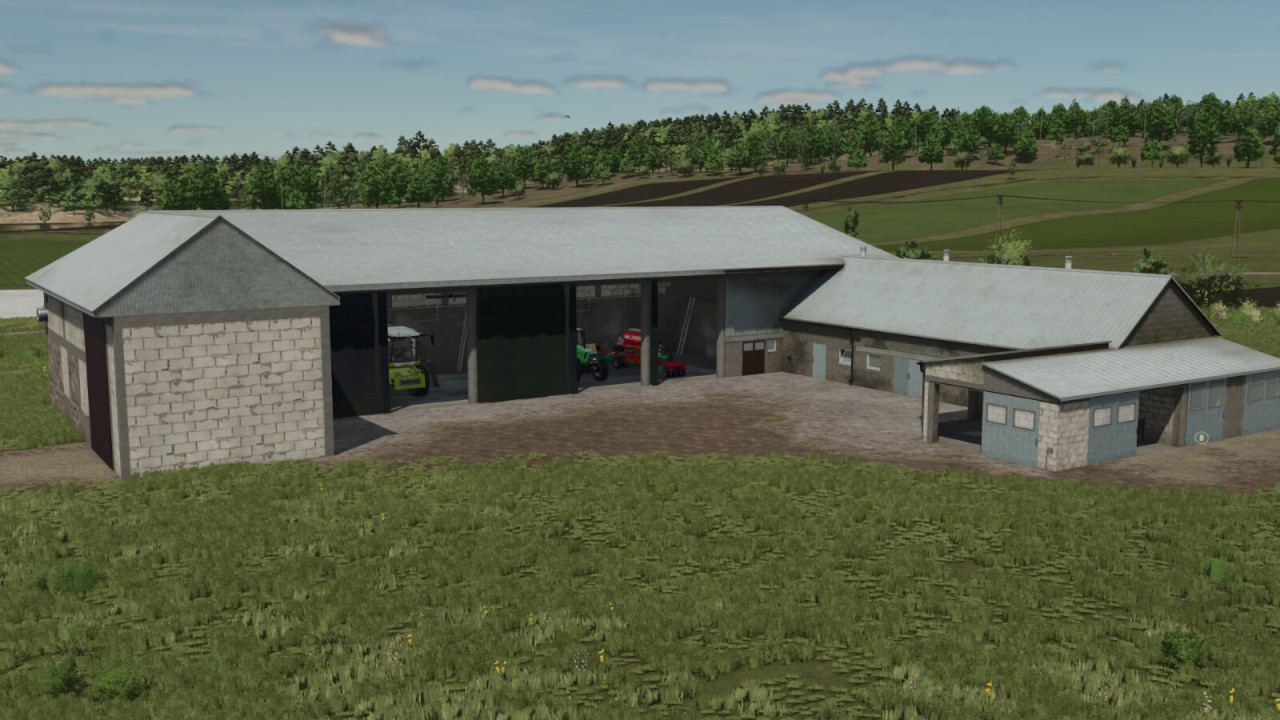 Pack Of Large Cowsheds