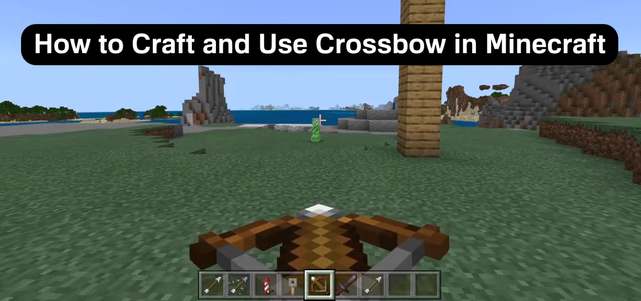 How to Craft and Use Crossbow in Minecraft
