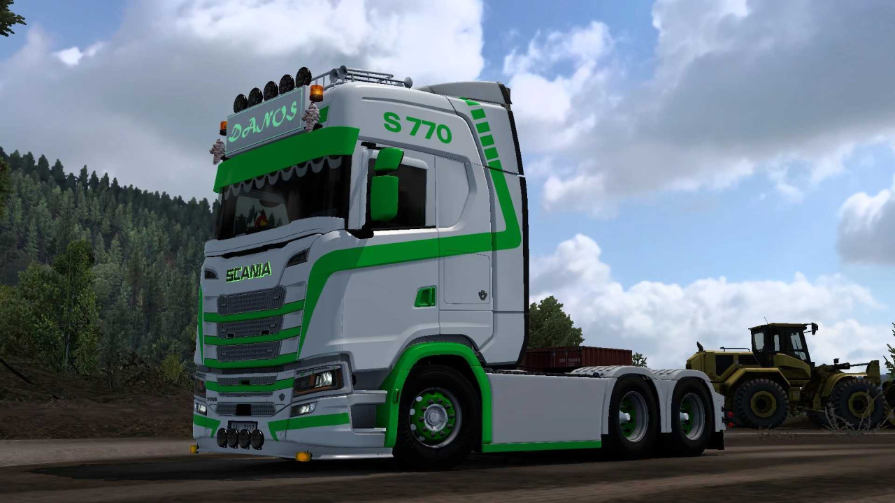 Green Forest skin for Next Gen Scania S, R