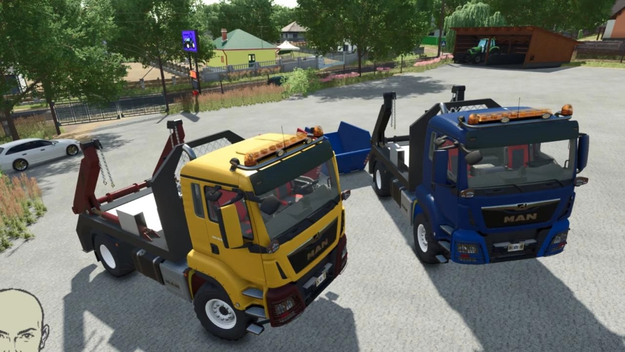 MAN TGS Skip Loader