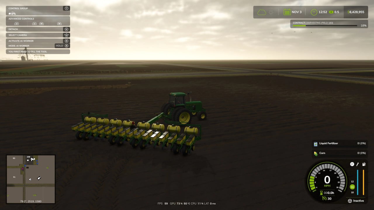 John Deere 16r30 Planter