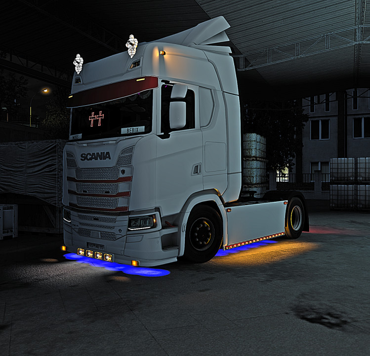 Neon Blue Scania S