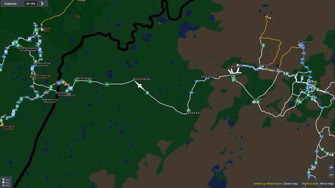 Kazakhstan - Sibir Road Connection v1.3