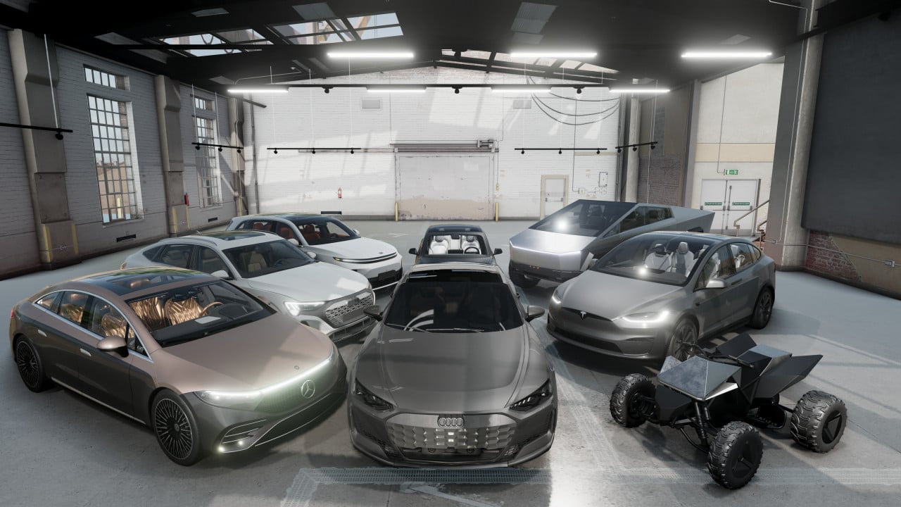 Electric cars pack(Tesla,Audi,Porsche,Mercedes)