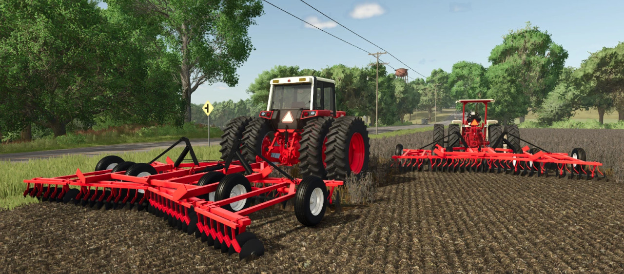 FS25 International Harvester 20ft 490 disk