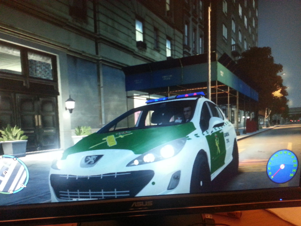 Peugeot 308 de la Guardia Civil
