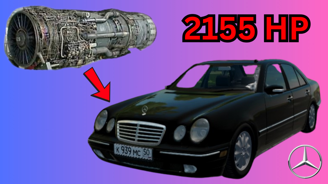 Mercedes-Benz E450 (WITH JET ENGINE)