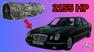 Mercedes-Benz E450 (WITH JET ENGINE)