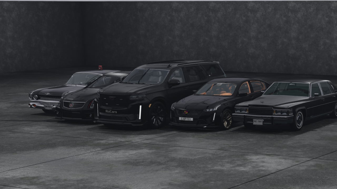 High Quality Cadillac Vehicle Pack!
