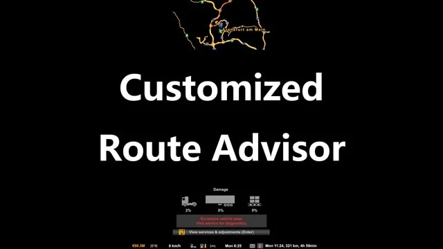 Customized Route Advisor 1.54 - ETS 2