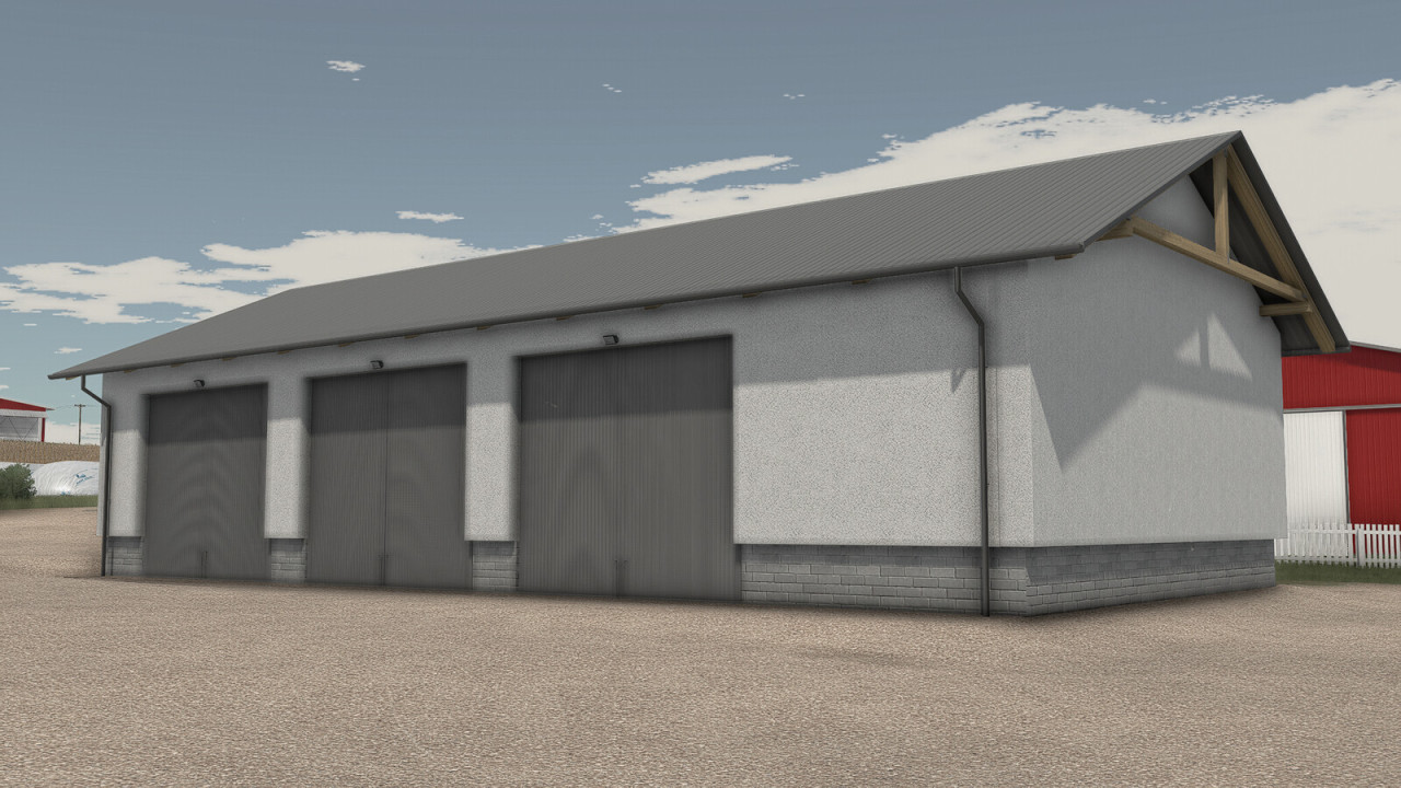 Modern Barn With Workshop