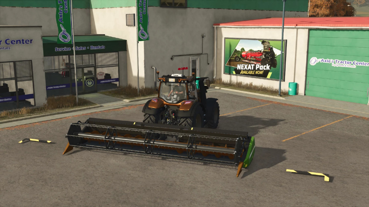 FS25 Tractor Swathing