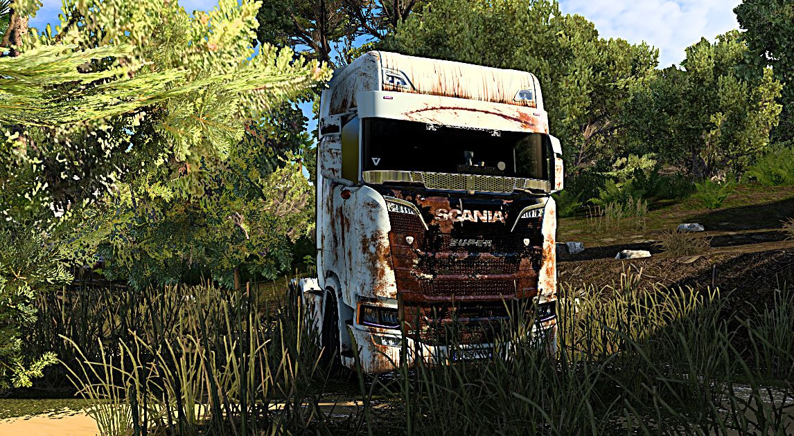 Rusted Scania