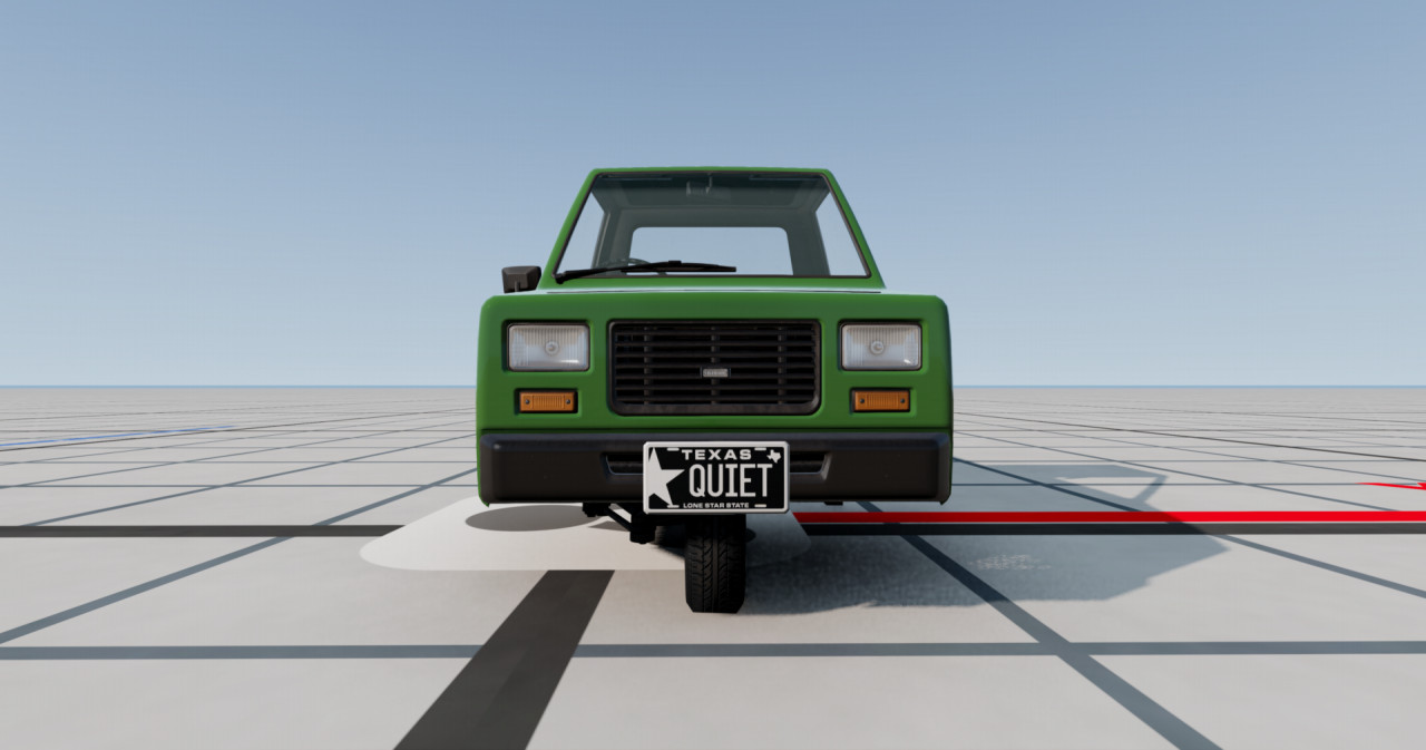 Quiet Plate Beamng Mod