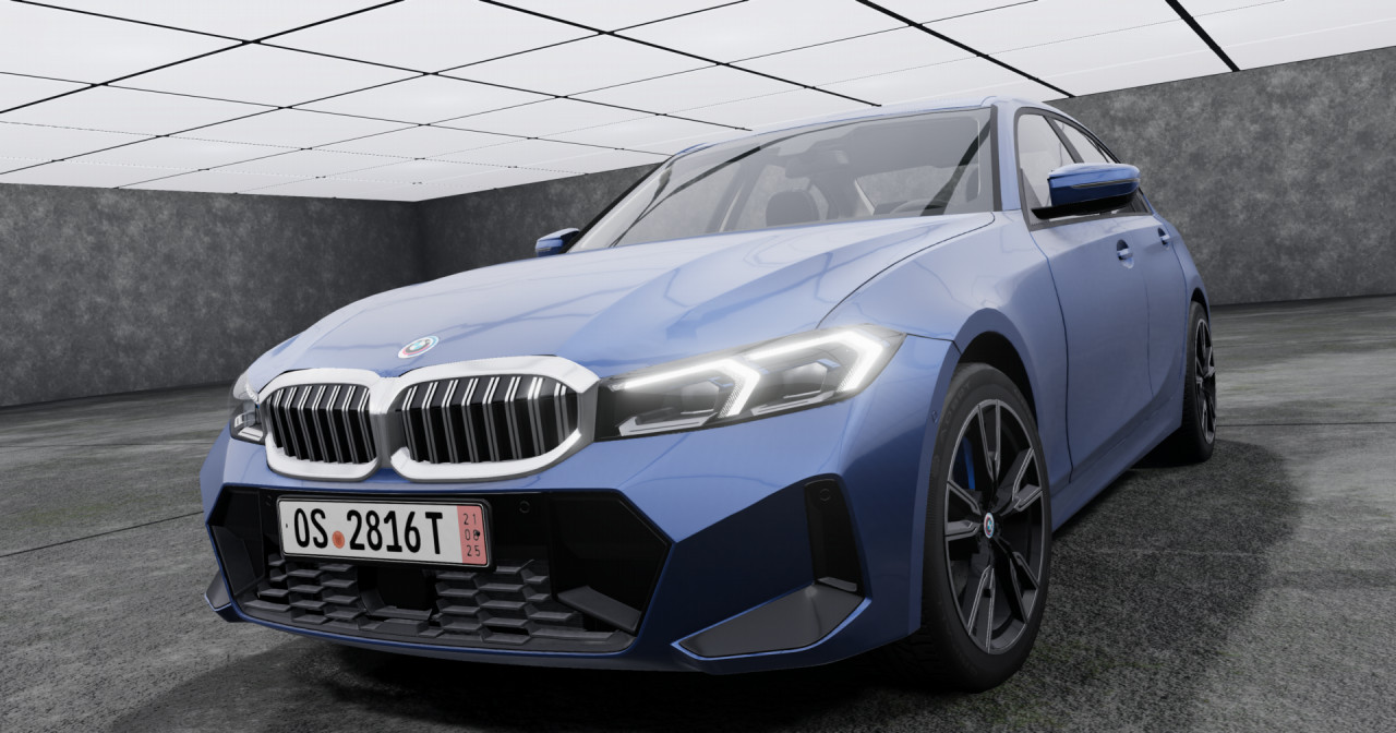 2022-2025 BMW 3-Series (G20 LCI) BeamNG Mod