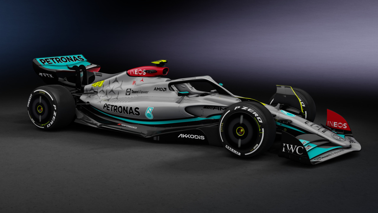 RSS Formula Hybrid X Evo Mercedes W13 Livery