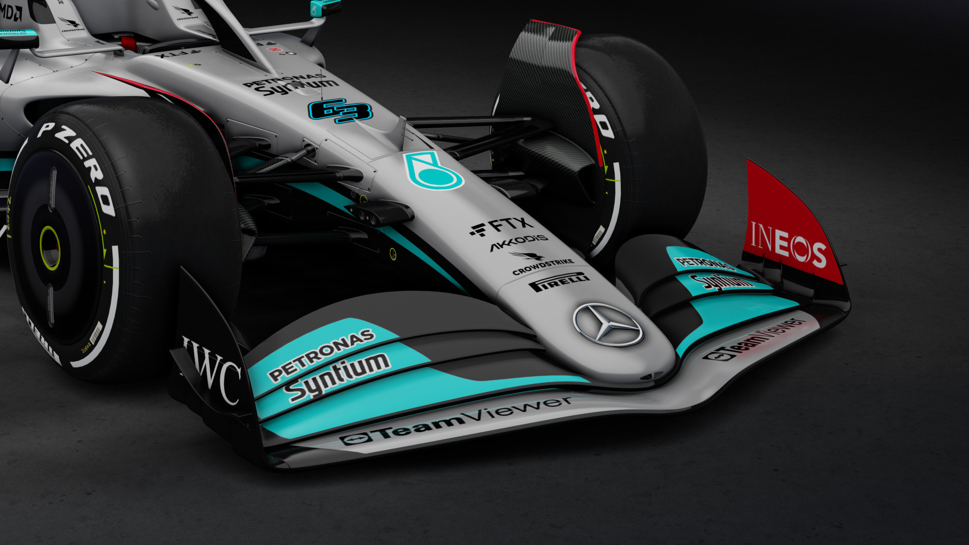 RSS Formula Hybrid X Evo Mercedes W13 Livery image 5