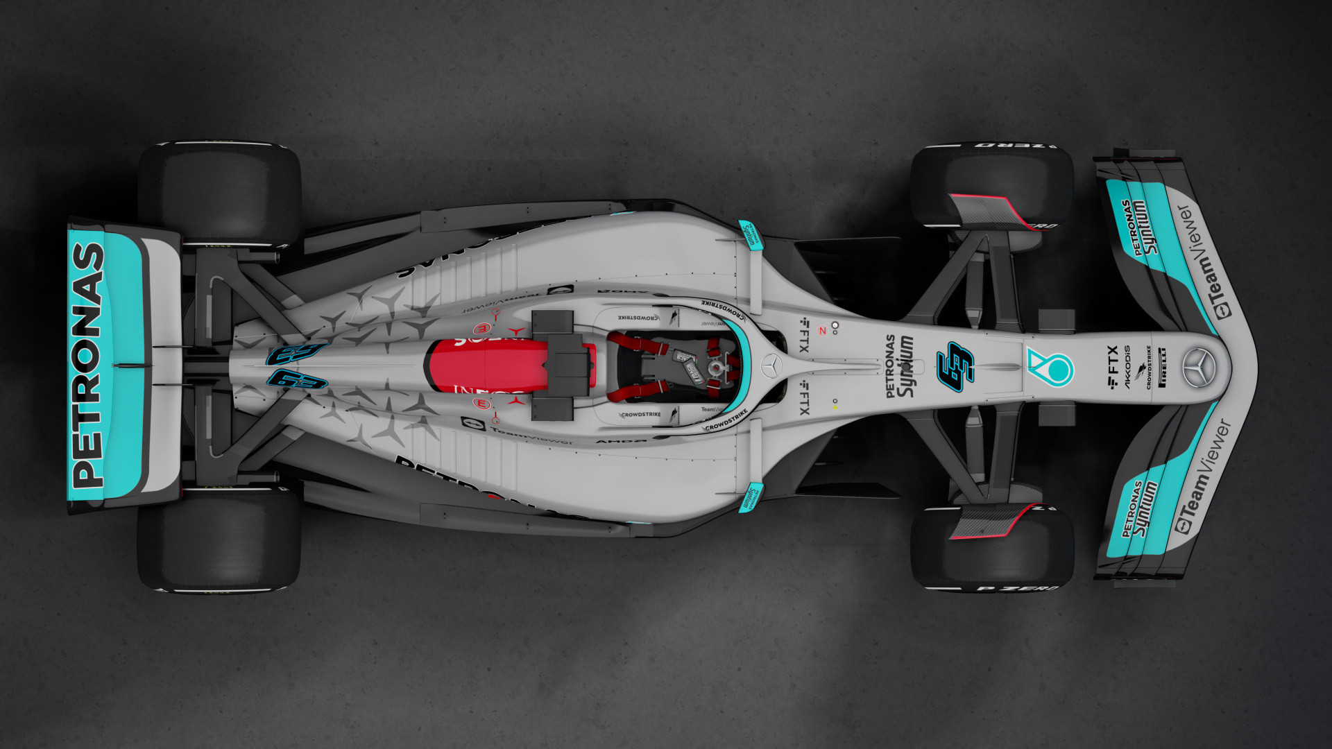 RSS Formula Hybrid X Evo Mercedes W13 Livery image 3