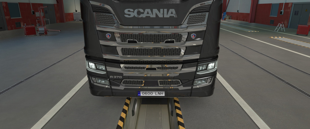 Scania custom chrome parts