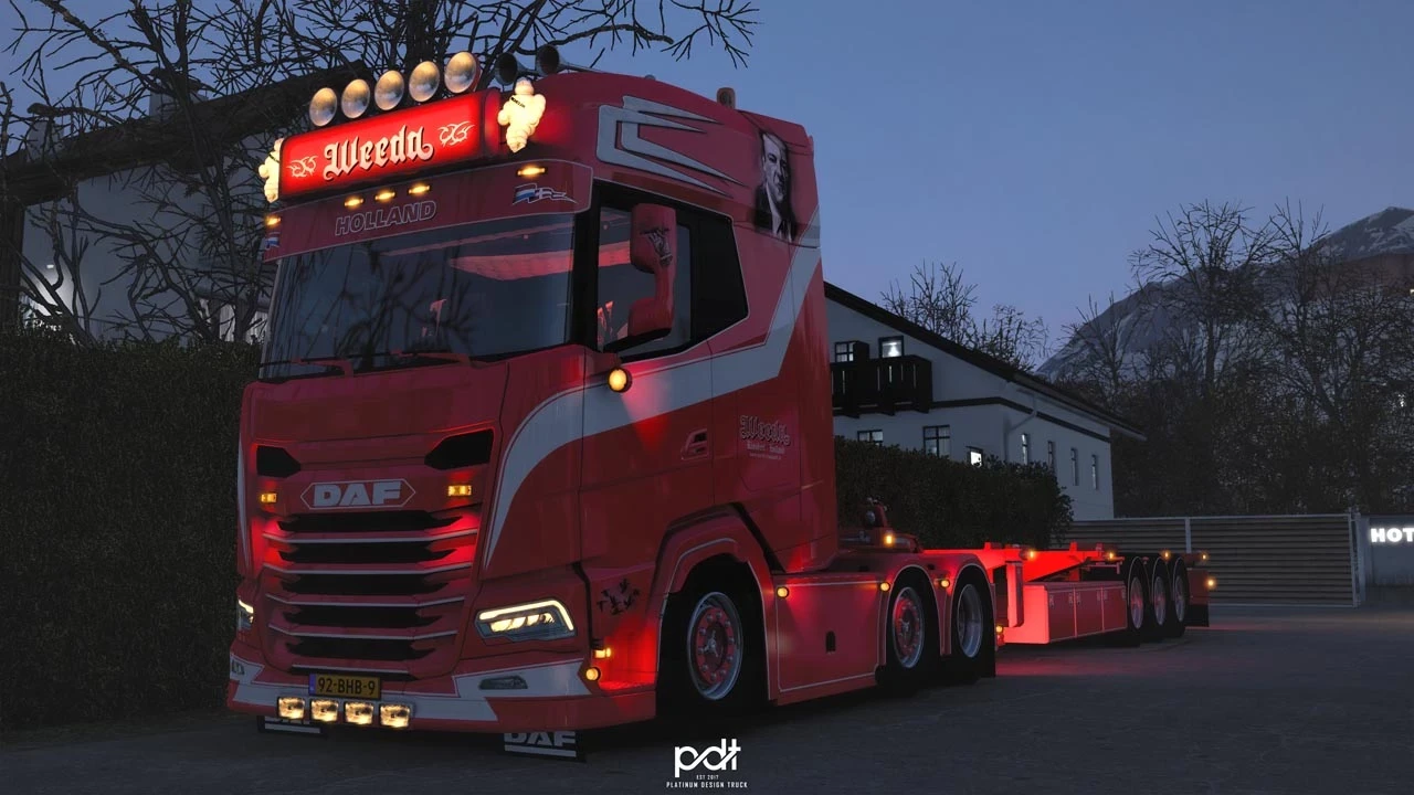 DAF XG+ 530 Weeda Sopranos + Trailer v3.0