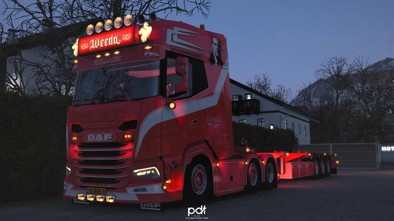 DAF XG+ 530 Weeda Sopranos + Trailer