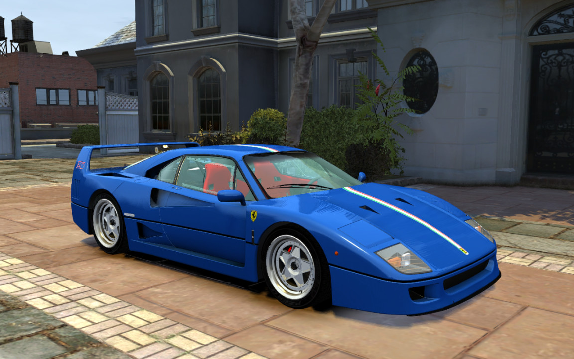 1987 Ferrari F40 "Tricolore" Paintjob