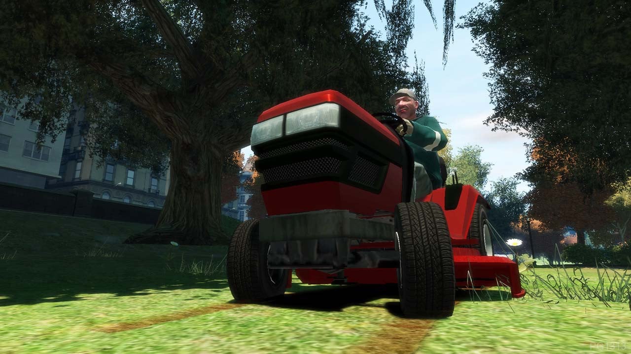 GTA V lawn mower