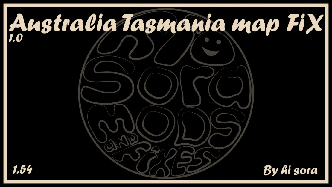 Australia Tasmania map FIX