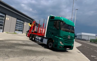 Mercedes Actros MP4 Timber chassis v1.1 thumbnail 7