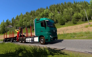 Mercedes Actros MP4 Timber chassis v1.1 thumbnail 10