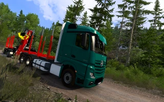 Mercedes Actros MP4 Timber chassis v1.1 thumbnail 11