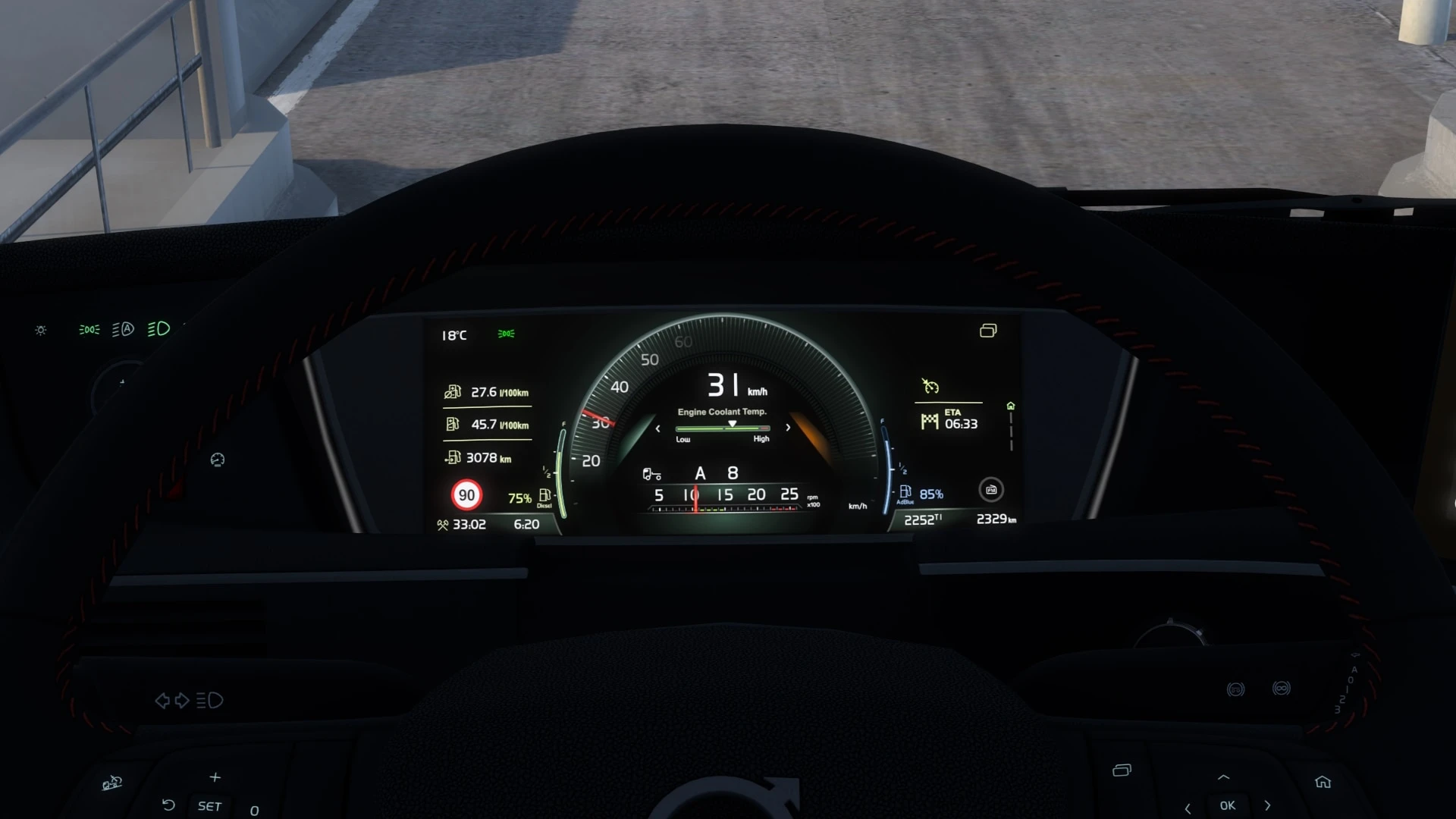 Volvo FH5 Improved Dashboard v1.1