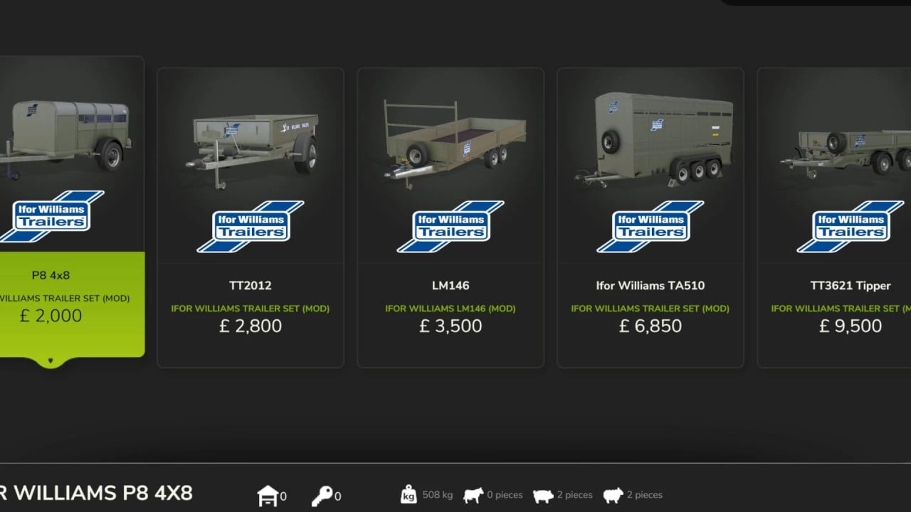 Ifor Williams Trailer pack