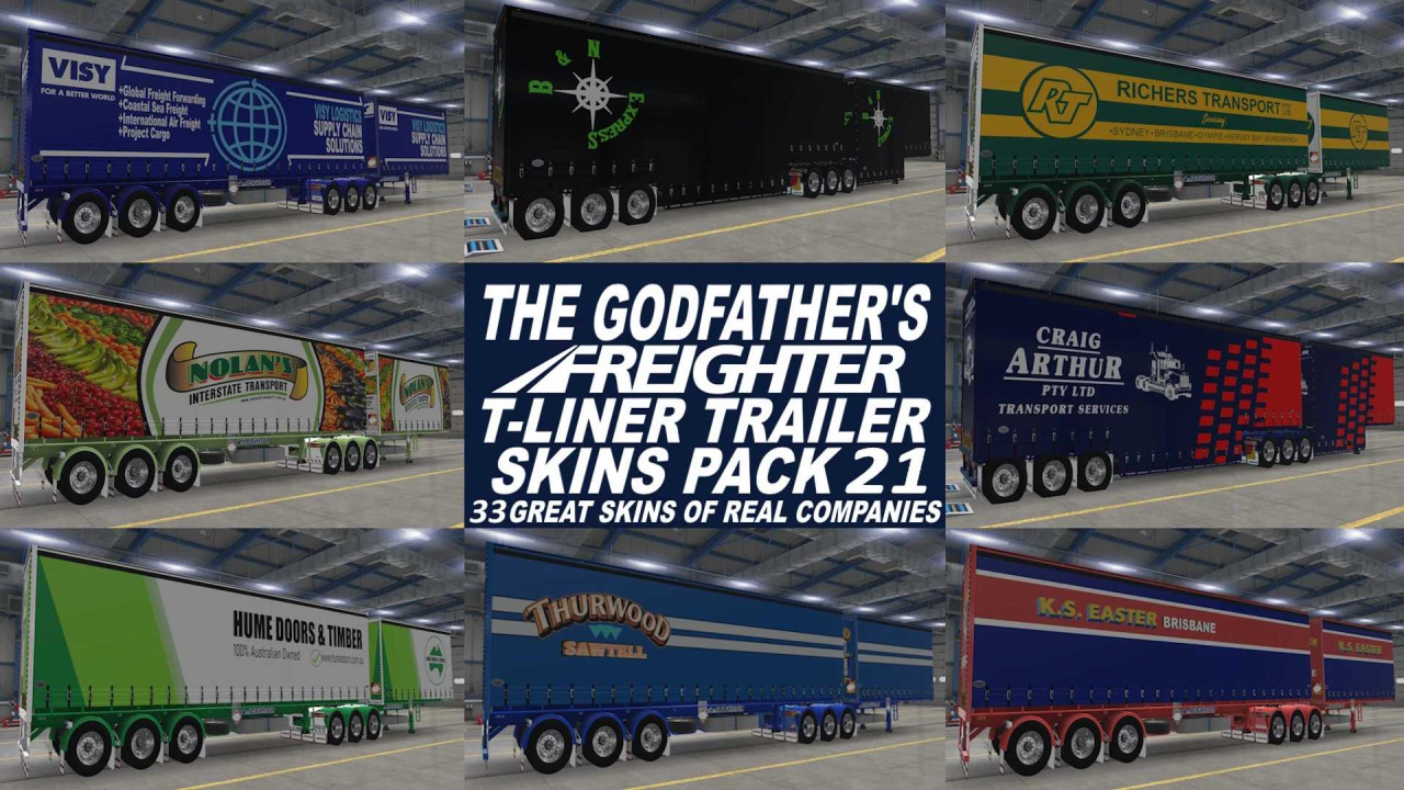 The Godfather’s Freighter T-Liner Trailer Skins Pack 21