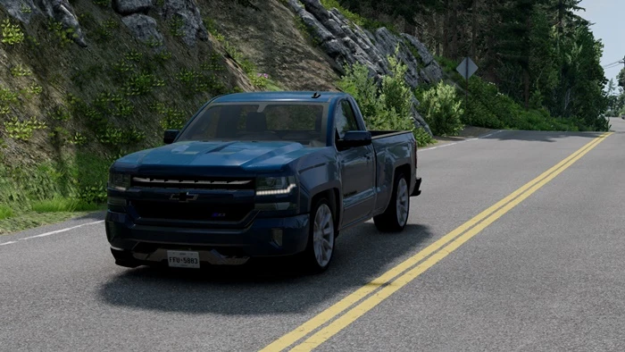 Modèle Réduit Chevrolet Silverado 1/18 - Marque Anson, Pick-up, Neuf Sous Boîte