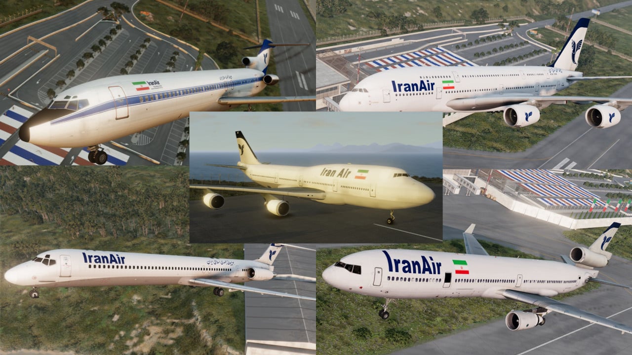 IRAN AIR planes pack