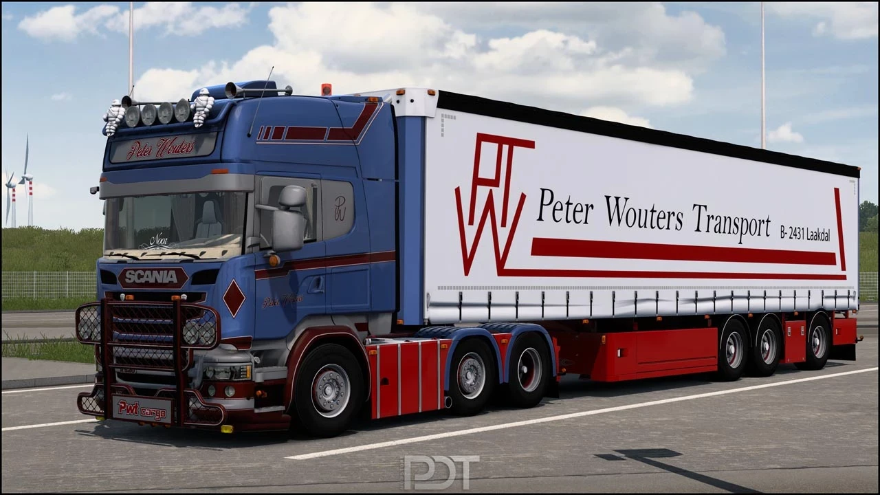 Scania R520 Peter Wouters + Trailer v11.0