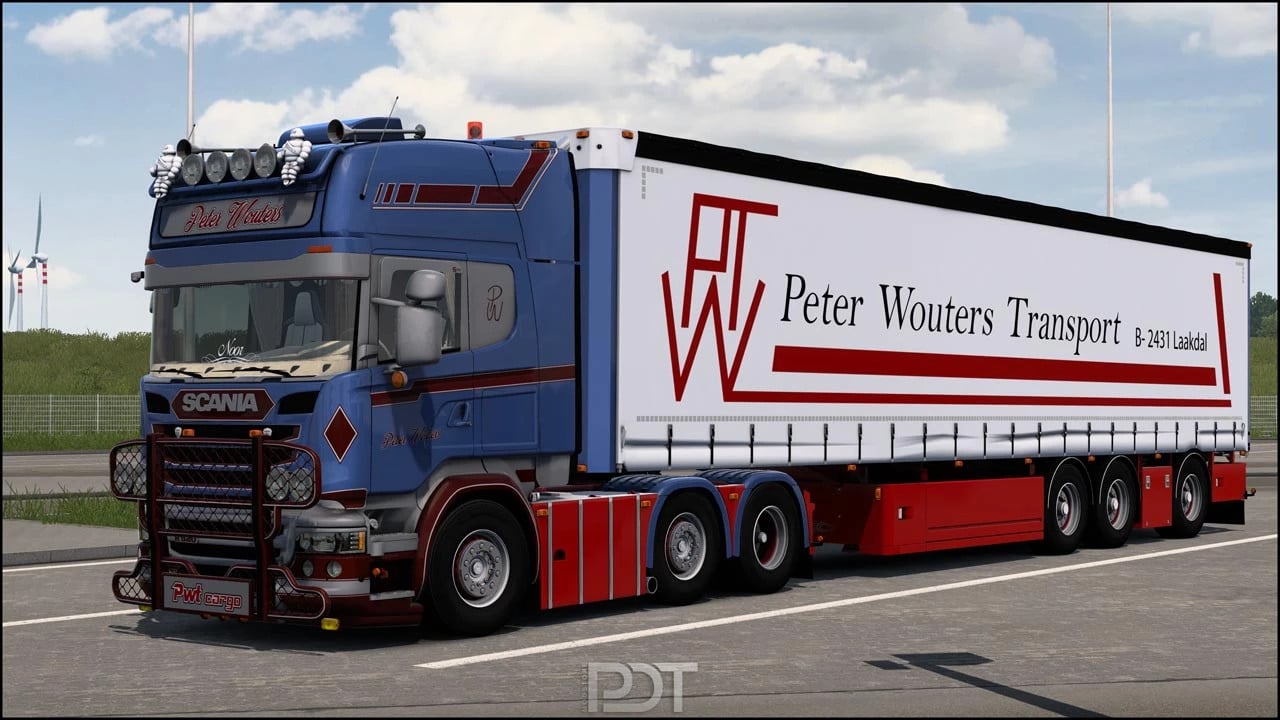 Scania R520 Peter Wouters + Trailer
