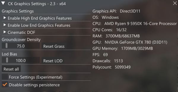 CK Graphics Settings for 0.35+ versions