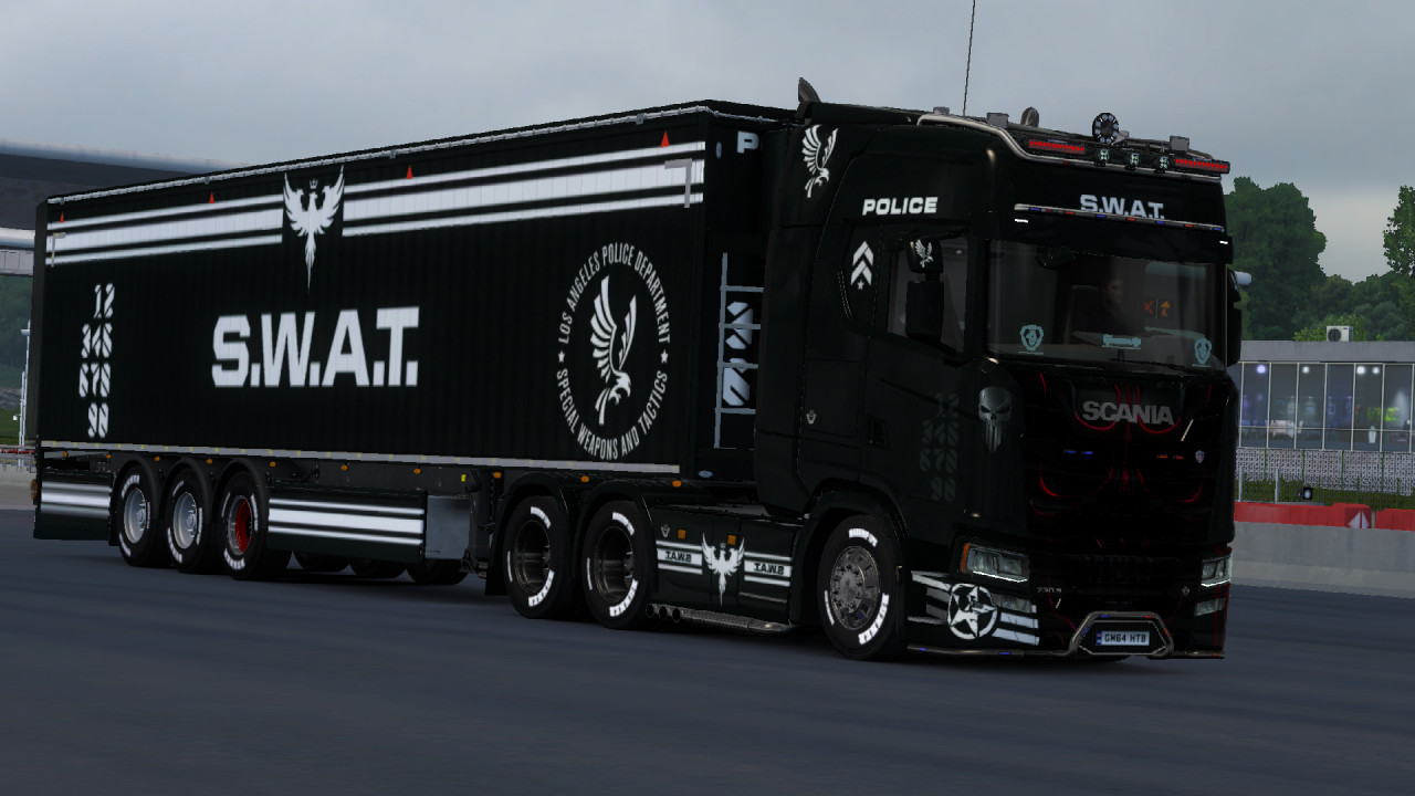SCANIA LAPD S.W.A.T. SKIN