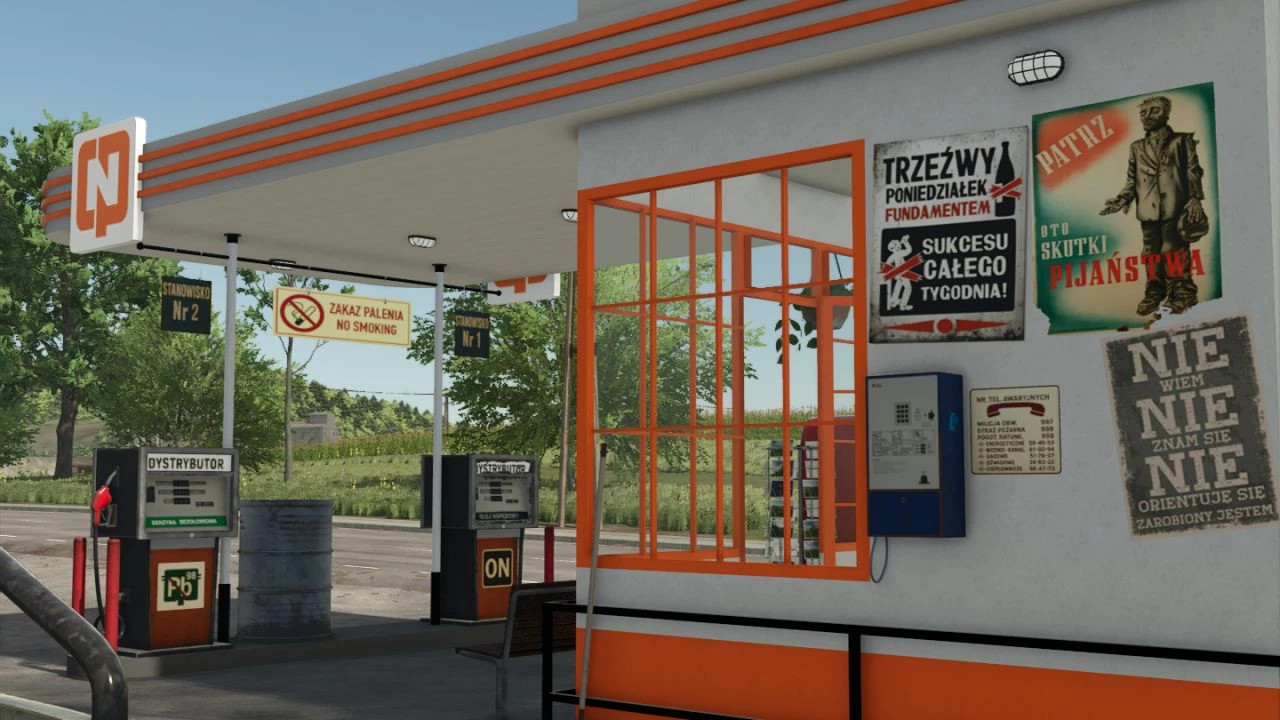 Old Polish CPN Gas Station