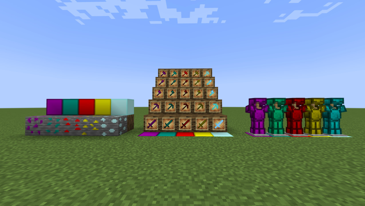 Infinity expansion - new tools, armor and ores