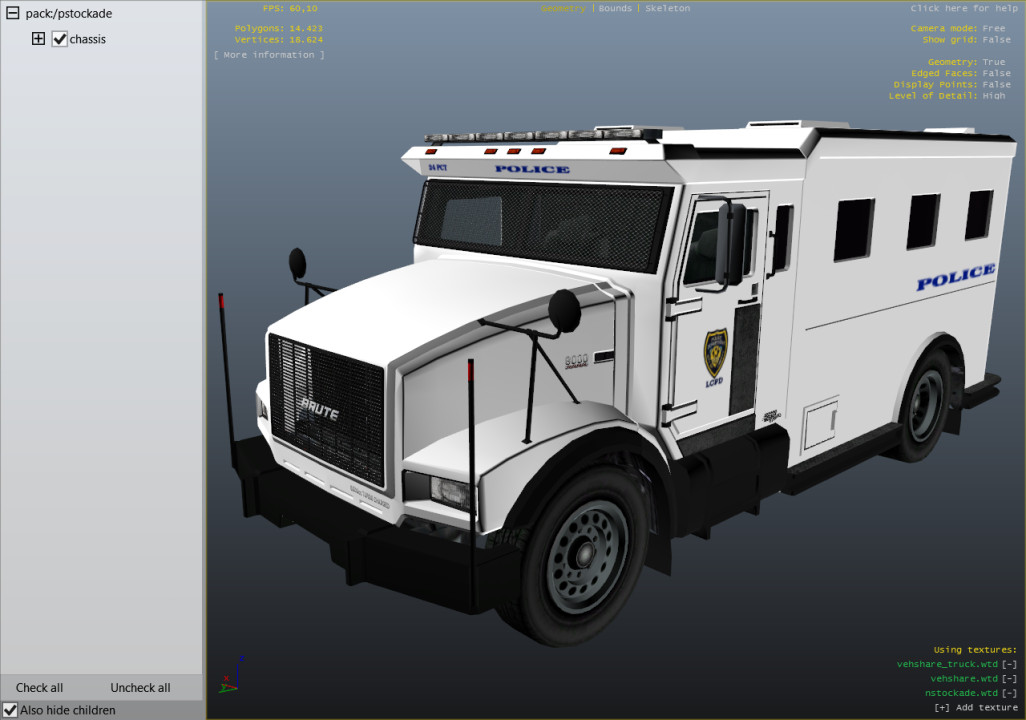 Police Stockade retexture