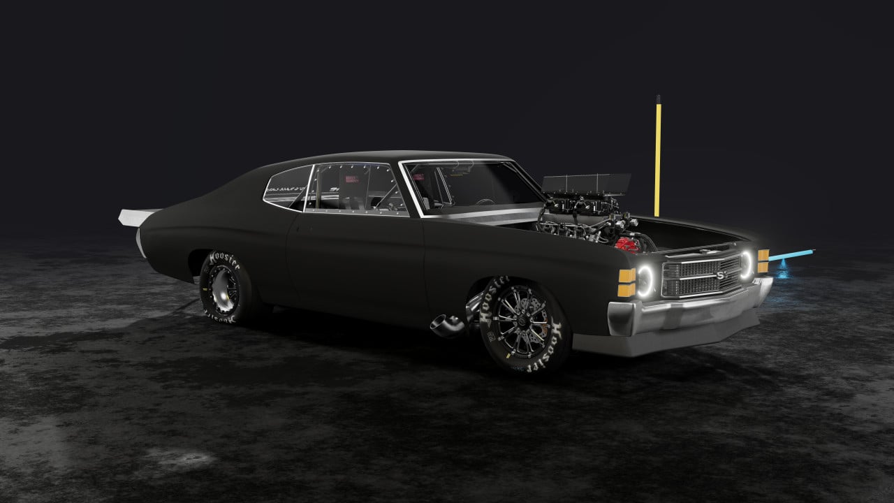 71 Chevy Chevelle Drag Car