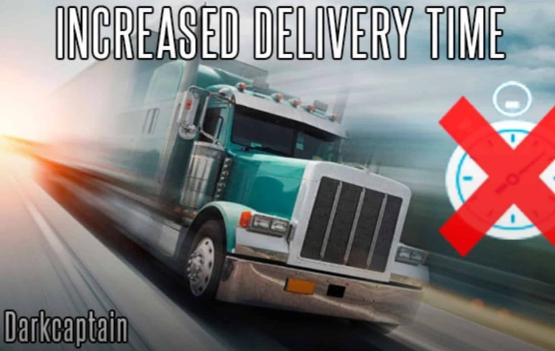 Increased Delivery Time