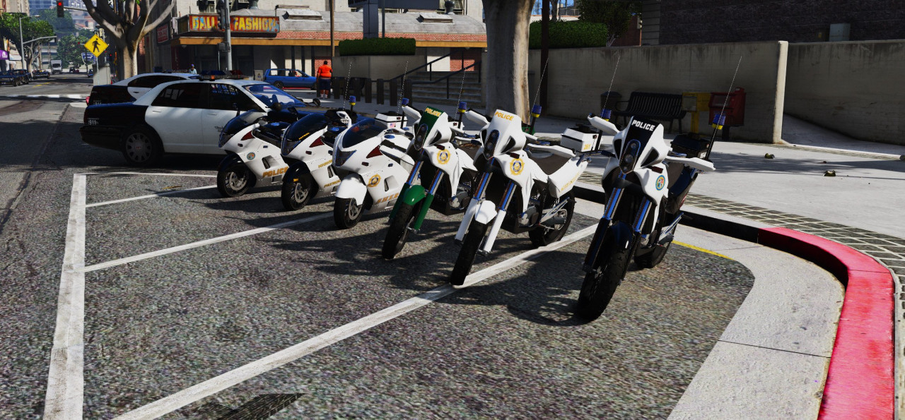 Hakucho Police Bike+BF400 Dirtbike