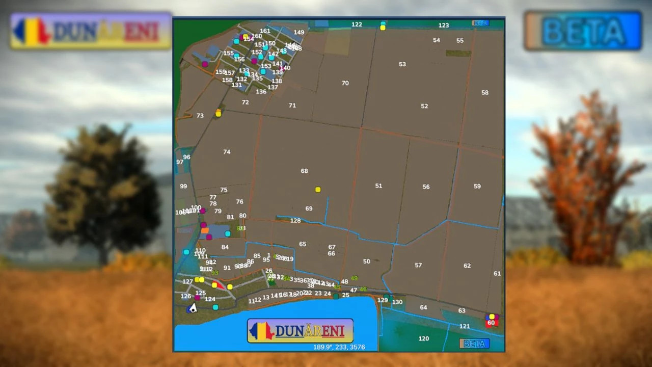 Dunăreni Map