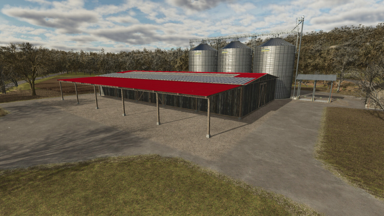 Pack Of Five Rustic Machine Sheds