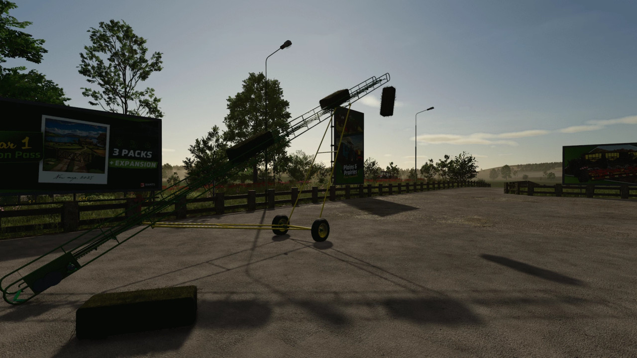 Small bales conveyor