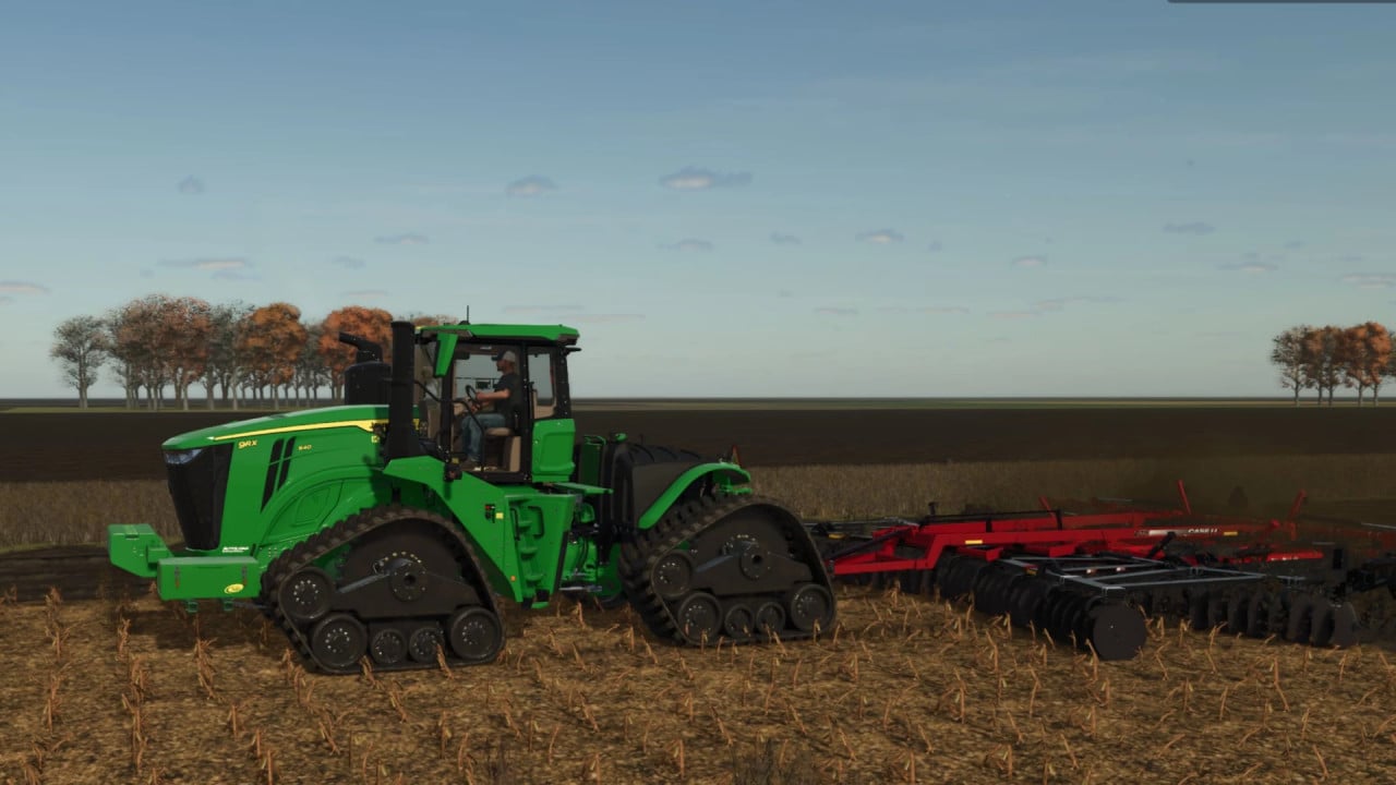 John Deere 9RX with T9 Tracks